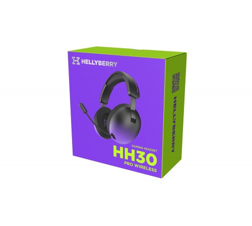 Bluetooth-гарнiтура Hator Hellyberry HH30 Pro Wireless Black/Violet (HH30_PRO_wireless_BV)