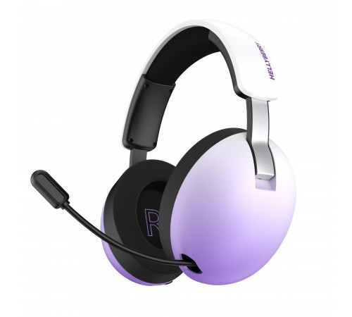 Bluetooth-гарнiтура Hator Hellyberry HH30 Pro Wireless White/Violet (HH30_PRO_wireless_WV)