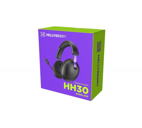 Bluetooth-гарнiтура Hator Hellyberry HH30 Wireless Black/Violet (HH30_wireless_BV)