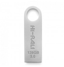 Флеш-накопичувач USB3.0 128GB Hi-Rali Shuttle Series Silver (HI-128GB3SHSL)