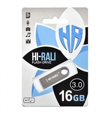 Флеш-накопичувач USB3.0 16GB Hi-Rali Shuttle Series Silver (HI-16GB3SHSL)