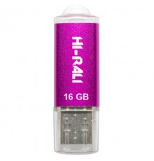 Флеш-накопичувач USB 16GB Hi-Rali Rocket Series Violet (HI-16GBVCVI)