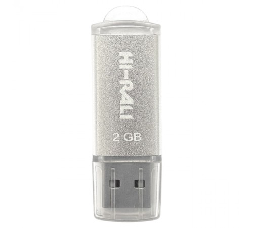 Флеш-накопичувач USB 2GB Hi-Rali Rocket Series Silver (HI-2GBRKTSL)