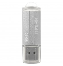 Флеш-накопичувач USB 32GB Hi-Rali Corsair Series Silver (HI-32GBCORSL)