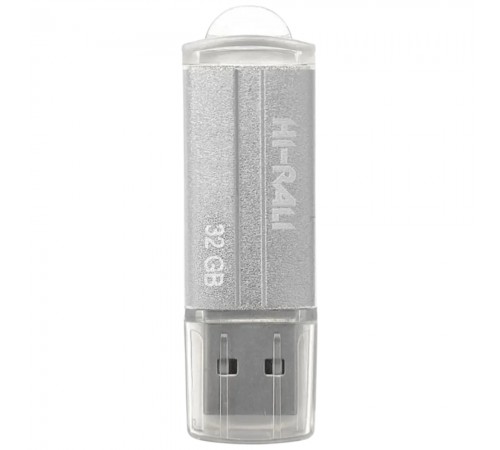Флеш-накопичувач USB 32GB Hi-Rali Corsair Series Silver (HI-32GBCORSL)