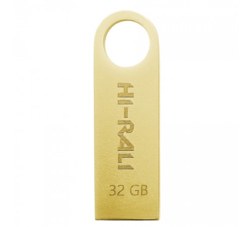 Флеш-накопичувач USB 32GB Hi-Rali Shuttle Series Gold (HI-32GBSHGD)
