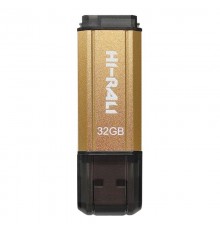 Флеш-накопичувач USB 32GB Hi-Rali Stark Series Gold (HI-32GBSTGD)