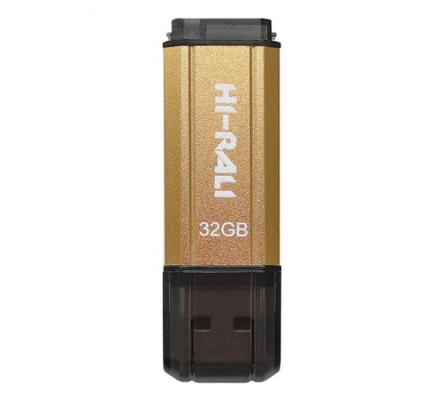 Флеш-накопичувач USB 32GB Hi-Rali Stark Series Gold (HI-32GBSTGD)