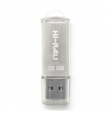 Флеш-накопичувач USB 32GB Hi-Rali Rocket Series Silver (HI-32GBVCSL)