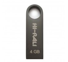 Флеш-накопичувач USB 4GB Hi-Rali Shuttle Series Black (HI-4GBSHBK)