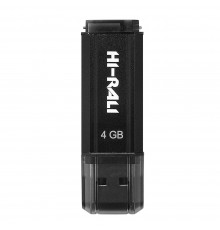Флеш-накопичувач USB 4GB Hi-Rali Stark Series Black (HI-4GBSTBK)
