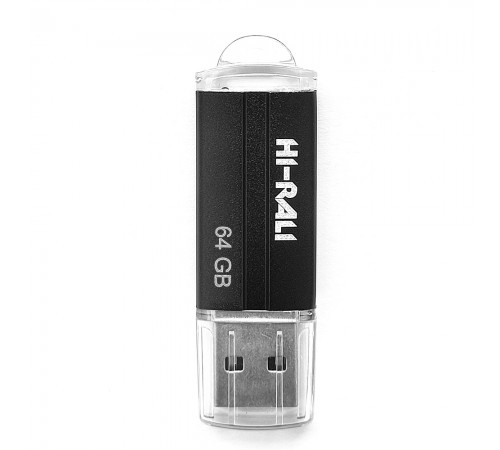 Флеш-накопичувач USB 64GB Hi-Rali Corsair Series Black (HI-64GBCORBK)