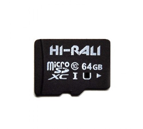 Карта пам`ятi MicroSDXC 64GB Class 10 Hi-Rali (HI-64GBSDCL10-00)