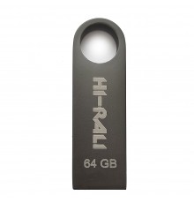 Флеш-накопичувач USB 64GB Hi-Rali Shuttle Series Black (HI-64GBSHBK)