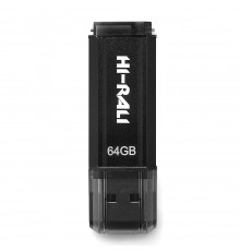 Флеш-накопичувач USB 64GB Hi-Rali Stark Series Black (HI-64GBSTBK)