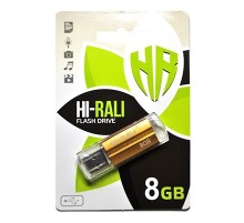 Флеш-накопичувач USB 8GB Hi-Rali Corsair Series Bronze (HI-8GBCORBR)
