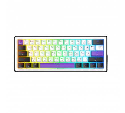 Клавіатура Hator Hellyberry HK60 White/Violet