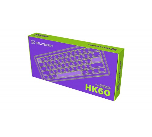 Клавіатура Hator Hellyberry HK60 White/Violet