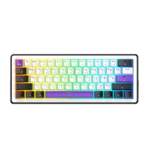 Клавіатура бездротова Hator Hellyberry HK60 Wireless White/Violet