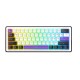 Клавіатура бездротова Hator Hellyberry HK60 Wireless White/Violet