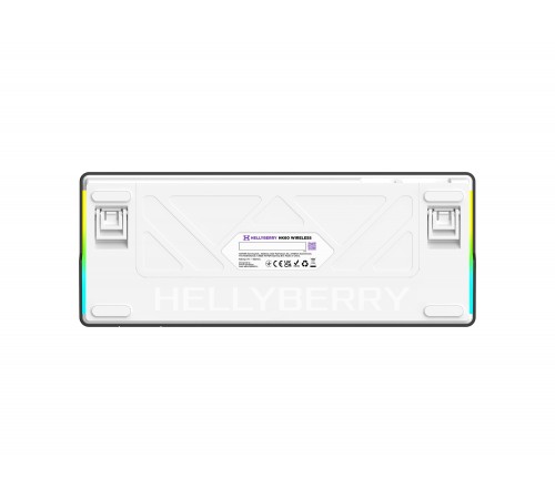 Клавіатура бездротова Hator Hellyberry HK60 Wireless White/Violet