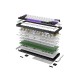 Клавіатура бездротова Hator Hellyberry HK60 Wireless White/Violet