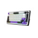 Клавіатура бездротова Hator Hellyberry HK75 Wireless White/Violet