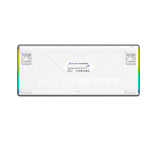 Клавіатура бездротова Hator Hellyberry HK75 Wireless White/Violet