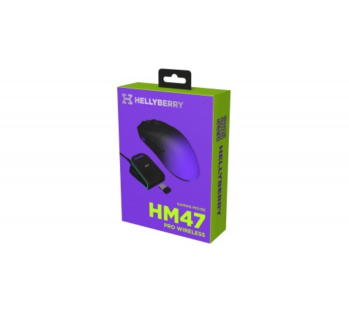 Миша бездротова Hator Hellyberry HM47 Pro Wireless Black/Violet Gradient (HM47PRO_black_violet)