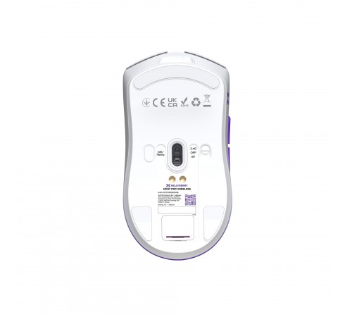 Миша бездротова Hator Hellyberry HM47 Pro Wireless White/Violet Gradient (HM47PRO_white_violet)