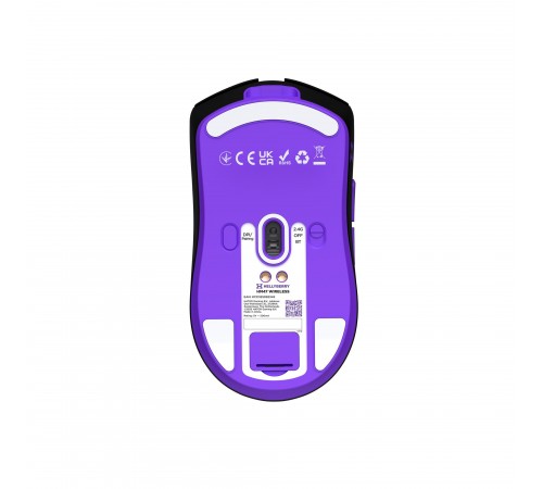 Миша бездротова Hator Hellyberry HM47 Wireless Black/Violet (HM47_black_violet)