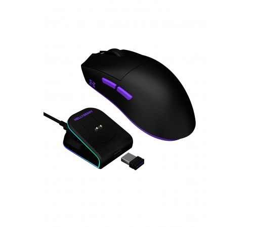 Миша бездротова Hator Hellyberry HM47 Wireless Black/Violet (HM47_black_violet)