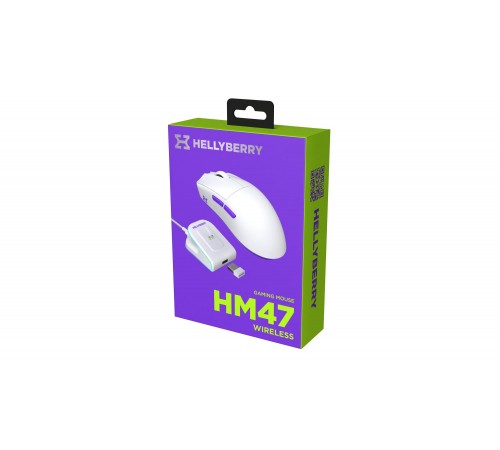 Миша бездротова Hator Hellyberry HM47 Wireless White/Violet (HM47_white_violet)