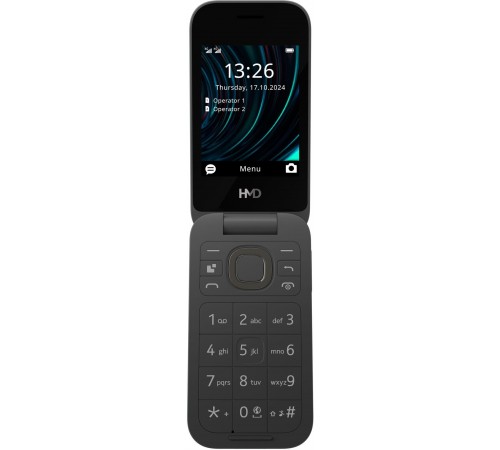 Мобільний телефон HMD 2660 Flip Black