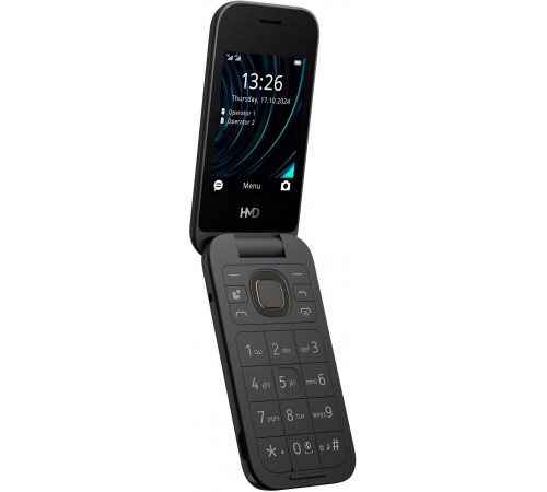 Мобільний телефон HMD 2660 Flip Black