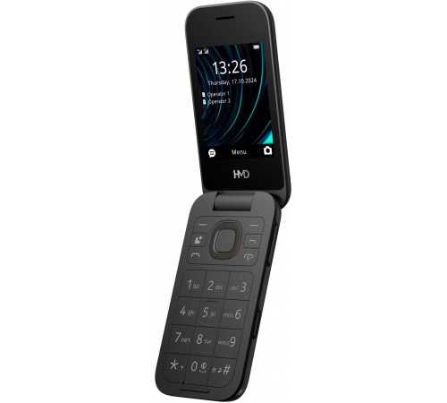 Мобільний телефон HMD 2660 Flip Black