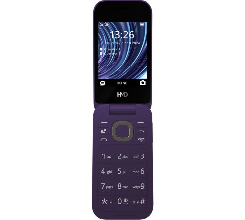 Мобільний телефон HMD 2660 Flip Violet
