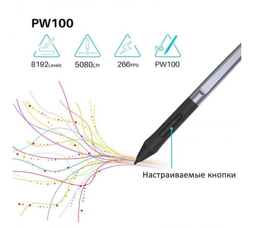 Графічний планшет Huion HS64 + рукавичка