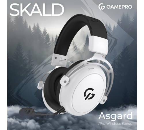 Гарнітура GamePro Asgard Skald White (HSW160W)