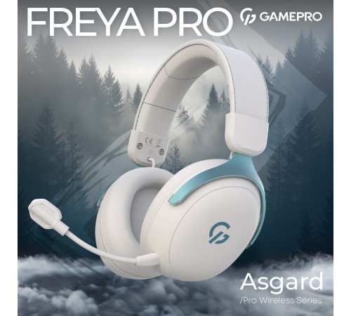 Гарнітура GamePro Asgard Freya Pro White-Blue (HSW201WB)