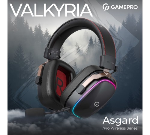 Гарнітура GamePro Asgard Valkyria Black (HSW249B)
