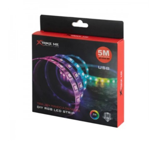 Світлодіодна стрічка Xtrike Me 5050 (Led Chip) Bluetooth, App Control, 5m (HT-5050B5) Світлодіодна стрічка Xtrike Me 5050 (Led Chip) Bluetooth, App Control, 5m (HT-5050B5)