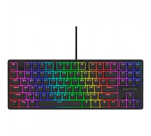 Клавіатура Hator Rockfall 2 Mecha TKL Orange Black (HTK-520) Клавіатура Hator Rockfall 2 Mecha TKL Orange Black (HTK-520)