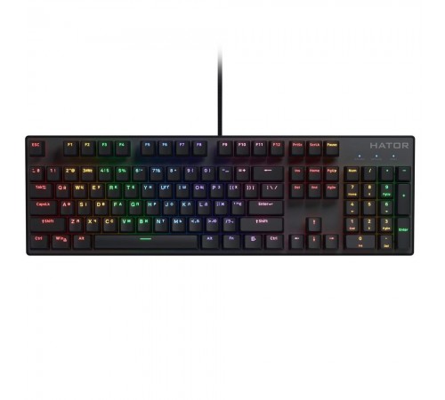 Клавіатура Hator Icefall Mecha Rainbow Black (HTK104UA) Клавіатура Hator Icefall Mecha Rainbow Black (HTK104UA)
