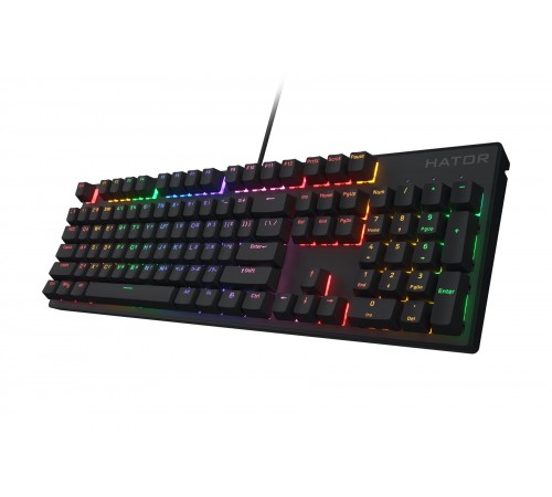 Клавіатура Hator Icefall Mecha Rainbow Black (HTK104UA) Клавіатура Hator Icefall Mecha Rainbow Black (HTK104UA)