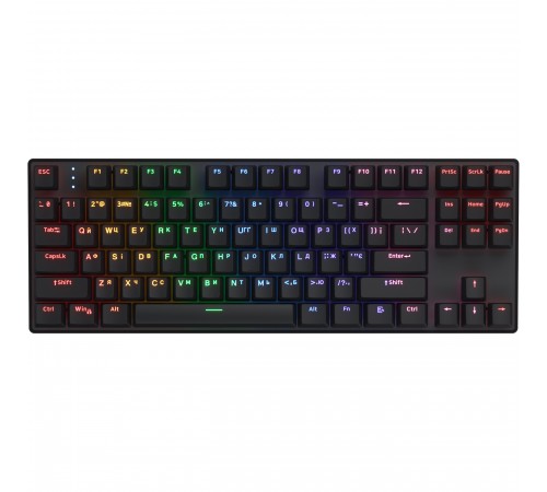 Клавіатура Hator Icefall Mecha TKL Wireless Rainbow Black (HTK287UA)