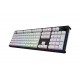 Клавіатура бездротова Hator Skyfall 100 Wireless Black-White (HTK3100UA)