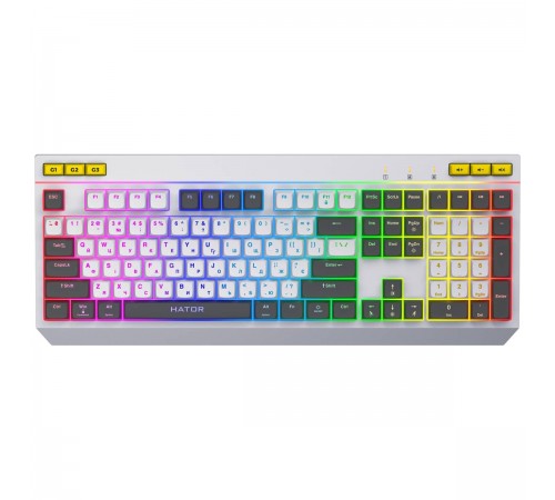 Клавіатура Hator Icefall White (HTK405UA)