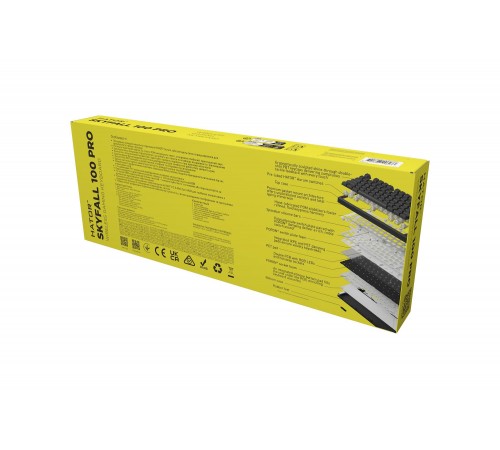 Клавіатура бездротова Hator Skyfall 100 Pro Wireless Black (HTK4101UA)