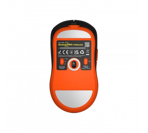 Миша бездротова Hator Quasar 2 Pro Wireless Black/Orange (HTM560BO)